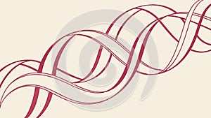 Dynamic Abstract Flowing Lines Wave Pattern Vector, vector design Generative AI