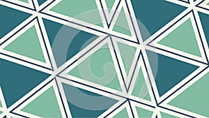Dynamic abstract geometric green triangle pattern, modern background, vector design Generative AI