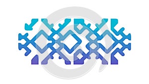 Dynamic Abstract Geometric Network Pattern, vector design Generative AI