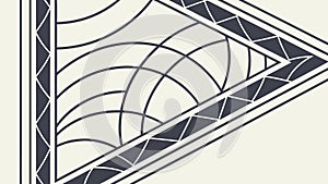 Dynamic Abstract Geometric Pattern Design, vector design Generative AI