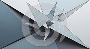 Dynamic Abstract Geometric Fragmentation Background