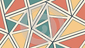 Dynamic Abstract Geometric Triangle Pattern Modern Colorful Vector, vector design Generative AI