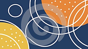 Dynamic Abstract Interlocking Rings Background Vector, vector design Generative AI