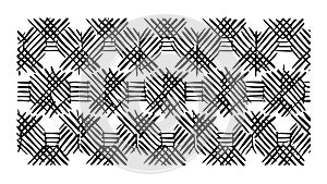 Dynamic Abstract Intersecting Lines Seamless Pattern Vector Background, vector design Generative AI
