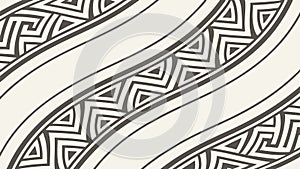 Dynamic Abstract Linear Pattern - Flowing Geometric Waves, vector design Generative AI