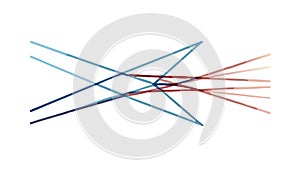 Dynamic Abstract Lines, Modern Art Data Flow, vector design Generative AI
