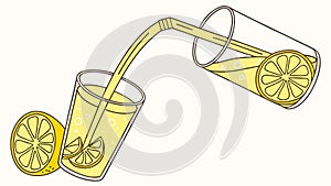 Dynamic Abstract Ocean Wave, Energetic Blue Water Flow, vector design Generative AI