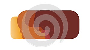 Dynamic Abstract Overlapping Organic Shapes Vector, vector design Generative AI