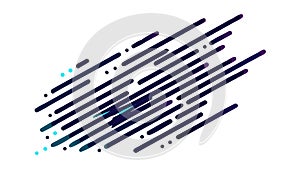 Dynamic Abstract Parallel Lines Speed Effect, vector design Generative AI