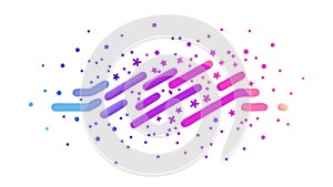 Dynamic Abstract Speed Lines Vector with Gradient Colors and Motion, vector design Generative AI