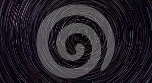 Star Trails Around the Celestial Pole