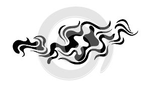 Dynamic Abstract Swirling Pattern, Fluid Organic Motion Graphic, vector design Generative AI