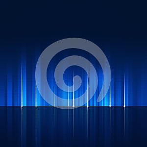 Dynamic Abstract Tech Lines Blue Background