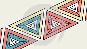 Dynamic Abstract Triangular Pattern Vector Art, Modern Geometric Design, vector design Generative AI
