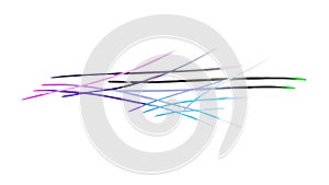 Dynamic Abstract Wave Lines on Grid, Motion Background, vector design Generative AI