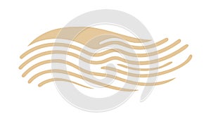 Dynamic Abstract Wave Pattern for Motion and Energy Visualizations. vector design Generative AI