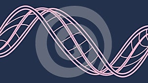 Dynamic Abstract Wavy Lines Pattern Vector, Fluid Motion Design, vector design Generative AI