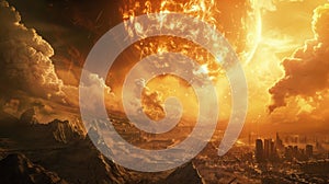 Dynamic asteroid floating through space with bright trails and starry background.