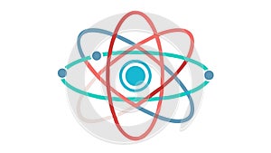 Dynamic Atomic Structure. Science, Energy Molecular Innovation, vector design Generative AI