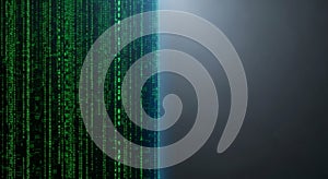 Digital Code Stream Background