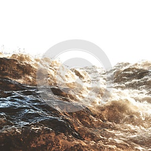 Dynamic Blue Water Splash Element Abstract Liquid Motion Background Wave Surface Texture