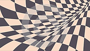 Dynamic Chessboard Pattern, Abstract Geometric Design, vector design Generative AI