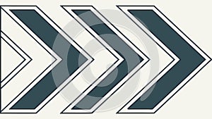 Dynamic Chevron Arrow Pattern, directional modern graphic design Generative AI