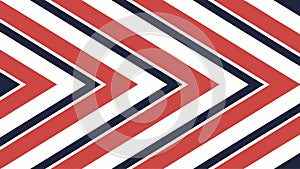 Dynamic Chevron Pattern Vector Background in Red & Blue, vector design Generative AI