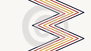 Dynamic Chevron Zigzag Pattern, Abstract Geometric Lines, vector design Generative AI