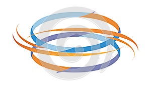 Dynamic Circular Arrows, Continuous Loop Flow, vector design Generative AI