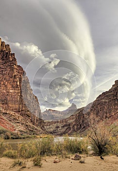 Dynamic Clouds over Grand Canyon