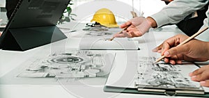 Collaborative Workspace with Blueprints and Engineering Tools for Strategic Planning and Creative Solutions in Design