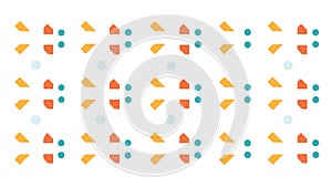 Dynamic Colorful Abstract Geometric Pattern, Modern Background, vector design Generative AI