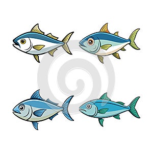 Dynamic Almaco Jack Colorful Artwork Creation