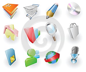 Dynamic Colour Web and Application Icon Set