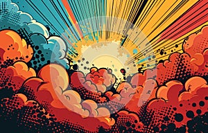 Dynamic Comic Explosion