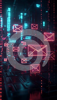 Dynamic Communication Flow Visualization of a Streamlined Digital Network for Data Exchange