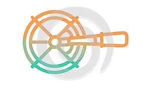 Dynamic Compass Wheel: Navigation, Direction Journey Planning, vector design Generative AI