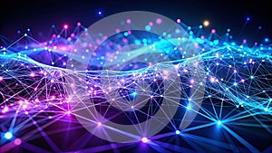 Dynamic Data Flow Visualization Exploring Complex Interconnections Through Abstract Network Patterns