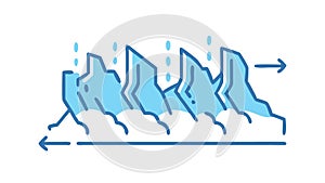 Dynamic Data Stream. Digital Flow, Information Transfer, Tech Abstract, vector design Generative AI