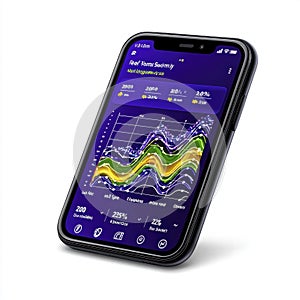 Dynamic Data Visualization on Smartphone Screen