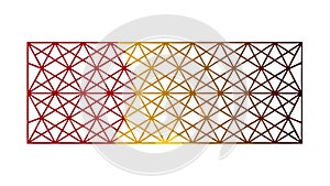 Dynamic diagonal lines creating a modern geometric pattern, vector design Generative AI