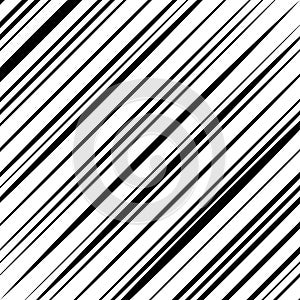 Dynamic diagonal, oblique, slanted lines, stripes geometric pattern, background. Texture with skew lines. Linear, lineal design photo