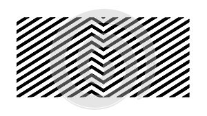 Dynamic Diagonal Stripe Pattern - Black and White Abstract, vector design Generative AI