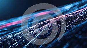 Dynamic digital background for tech processes and data visualization