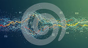 Dynamic digital flow of complex algorithmic data