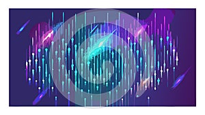 Dynamic Digital Sound Equalizer Display Vector Illustration, vector design Generative AI