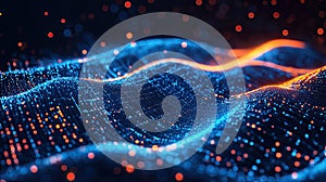 Dynamic Digital Waveform: Abstract Data Flow Background