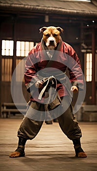 Dynamic Disciplines: Pitbulls Excel in the Artistry of Martial Combat Techniques