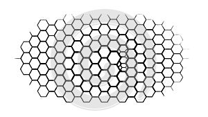 Dynamic dotted wave pattern for abstract movement and modern textures, vector design Generative AI